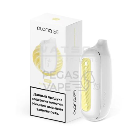Электронная сигарета PLONQ MAX 6000 (Банановый Шейк)