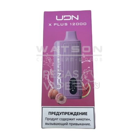 Электронная сигарета UDN X PLUS 12000 (Персик арбуз)