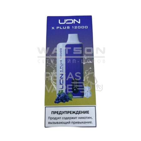 Электронная сигарета UDN X PLUS 12000 (Виноградный лед)