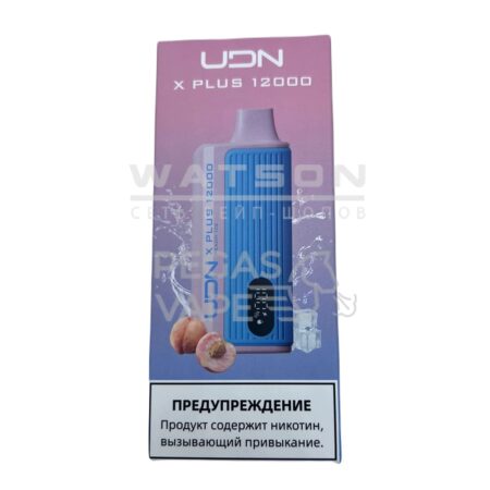 Электронная сигарета UDN X PLUS 12000 (Сочный персик)