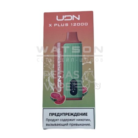 Электронная сигарета UDN X PLUS 12000 (Арбузная жвачка)