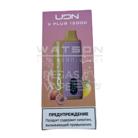 Электронная сигарета UDN X PLUS 12000 (Персик манго)