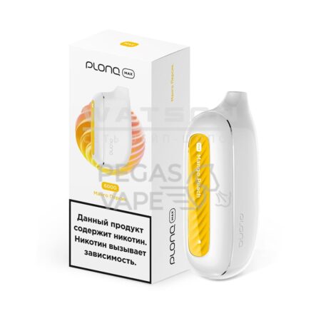 Электронная сигарета PLONQ MAX 6000 (Манго Персик)