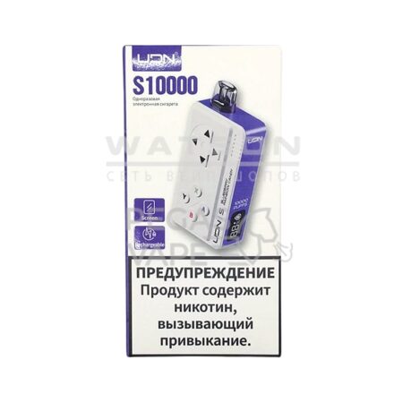Электронная сигарета UDN S 10000 (Черничная сахарная вата)