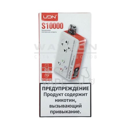Электронная сигарета UDN S 10000 (Персик арбуз)