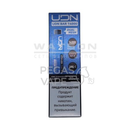 Электронная сигарета UDN BAR 14000 (Киви клубника гуава)