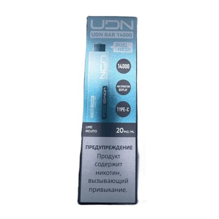Электронная сигарета UDN BAR 14000 (Лайм мохито)