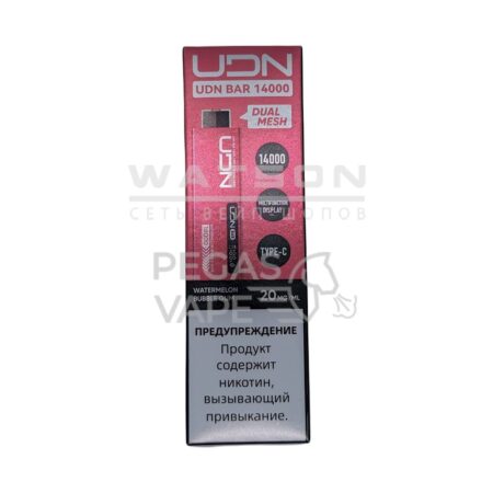 Электронная сигарета UDN BAR 14000 (Арбузная жвачка)