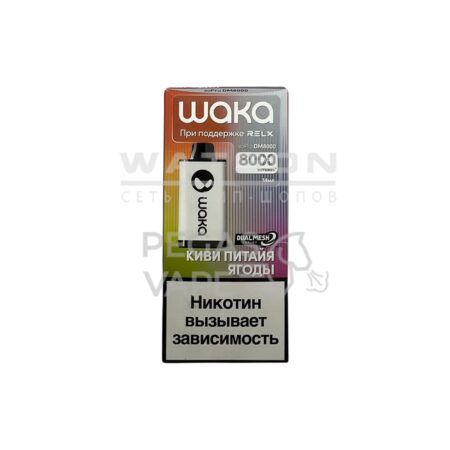 Электронная сигарета WAKA soPRO DM 8000 Kiwi Dragon Fruit (Киви питайя ягоды)
