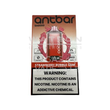 Электронная сигарета SMOANT ANT BAR SA 8000 (Клубничная жвачка)