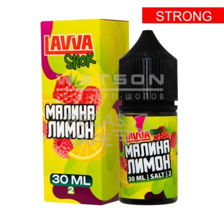 Жидкость LAVVA SHOK Salt (Малина лимон ) 30 мл 2% (20 мг/мл) Strong