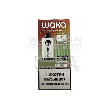 Электронная сигарета WAKA soPRO DM 8000 Watermelon Cherry (Арбуз Вишня)
