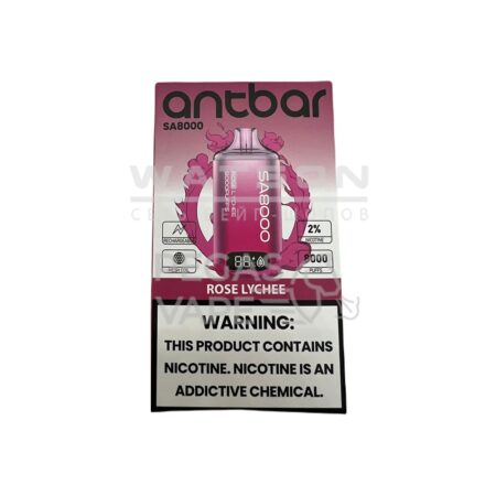 Электронная сигарета SMOANT ANT BAR SA 8000 (Розовый личи)