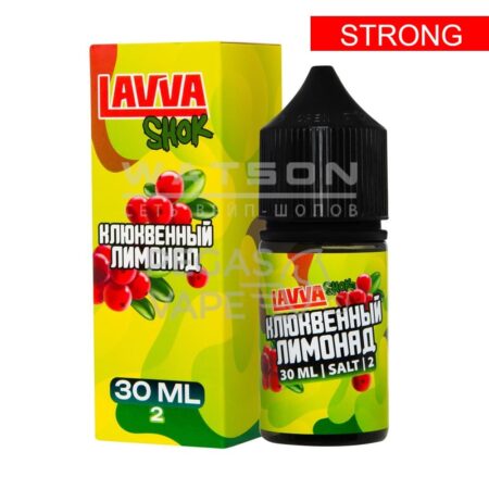 Жидкость LAVVA SHOK Salt (Клюквенный лимонад ) 30 мл 2% (20 мг/мл) Strong