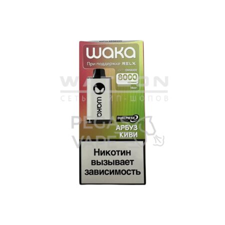 Электронная сигарета WAKA soPRO DM 8000 Watermelon Kiwi (Арбуз киви)