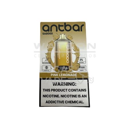 Электронная сигарета SMOANT ANT BAR SA 8000 (Розовый лимонад)