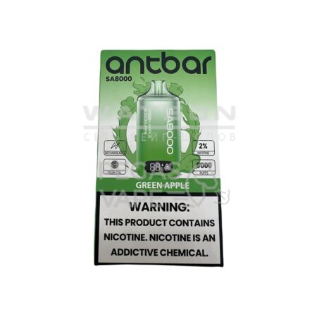 Электронная сигарета SMOANT ANT BAR SA 8000 (Зеленое яблоко)