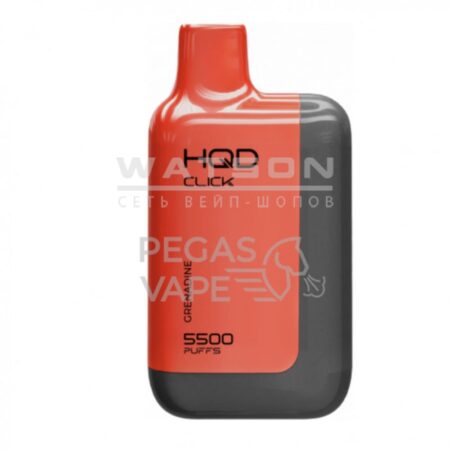 Электронная сигарета HQD CLICK 5500 (Гранатовый сок со смородиной и лимон)