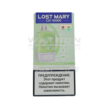 POD-система LOST MARY CD 10000 Киви маракуйя фрукт гуава