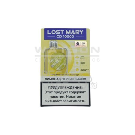Картридж LOST MARY CD 10000 (Вишня персик лимонад)