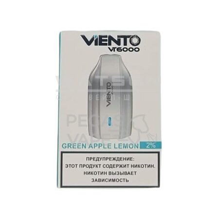 Электронная сигарета VIENTO VT 6000 (Зеленое яблоко-лимон )