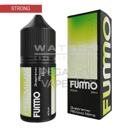 Жидкость FUMMO AQUA HARD (Энергетик яблоко мята) 30 мл 2% (20 мг/мл) Strong