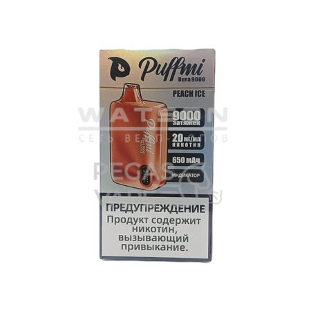 Электронная сигарета PuffMi DURA AMERICAN 9000 (Ледяной персик)