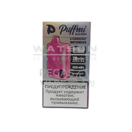 Электронная сигарета PuffMi DURA AMERICAN 9000 (Клубничный арбуз)