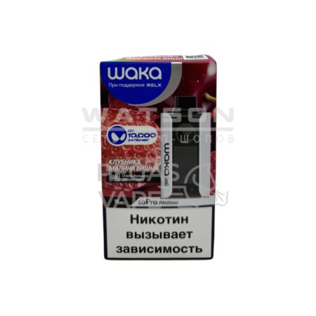 Электронная сигарета WAKA SoPro PA 10000 Strawberry Raspberry Cherry (Клубника малина вишня)